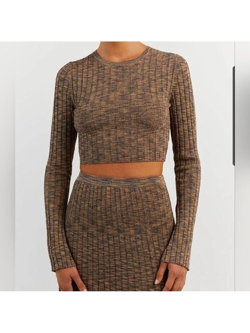 DISSH Lottie Moss Marble Crop Top Size Small
